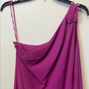 Tory Burch Silk One shoulder Cocktail Dress